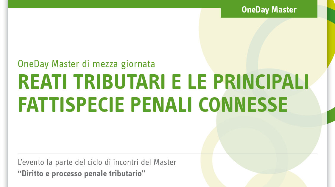 Immagine Reati tributari e le principali fattispecie penali connesse | Euroconference